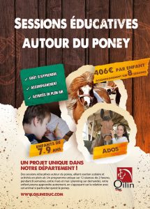 sessions éducatives autour du poney